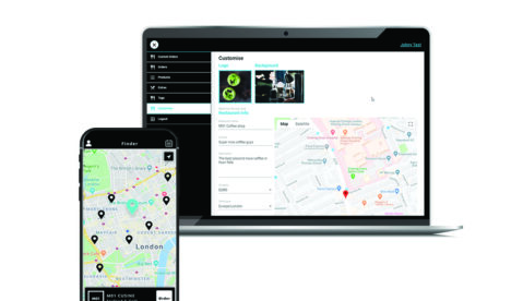 web and mobile application - moi mockup
