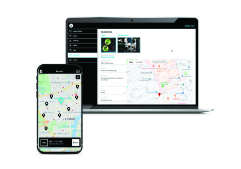web and mobile application - moi mockup